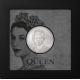 Didžiosios Britanijos karalienės Elžbietos II atminimui dedikuota sidabrinė moneta