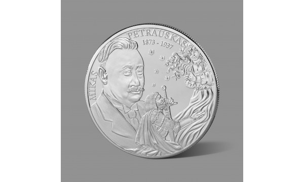 Mikui Petrauskui skirtas gryno sidabro medalis